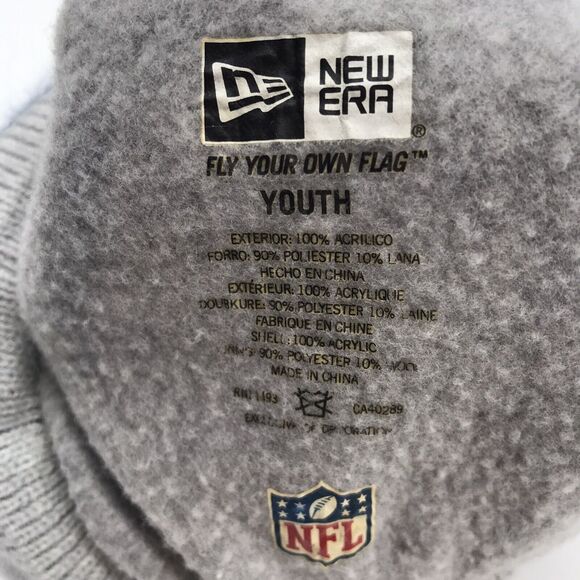 Indianapolis Colts New Era NFL Football Team Logo Beanie Sports Pom Winter Hat - Picture 9 of 10